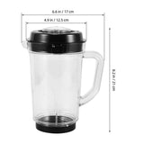 Blender Replacement Cups Smoothie Cup Transparent Reusable Plastic Replacement Part For Friends 1Pcs V1366-AZ2-W-14148