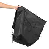 Outdoor Heater Cover Black Waterproof Dustproof with Zipper and Storage Pocket for Patio V1370-AZ4-17274