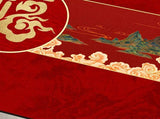 Doormat Red Home New Year Carpet Good Luck Great Implied Meaning for Housewarming Celebration Party V1294-YM0901-240908HL19-33