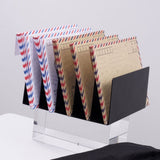 Desk File Organizer Metal File Folder Holders File Sorter Document Organizers for Office School and V1192-AZ-W-23388