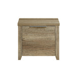 Bedside Table 2 drawers Storage Table Night Stand MDF in Oak V43-BST-CELOAK