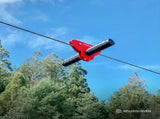 Lifespan Kids Woomera Flying Fox Red Monkey Swing V572-LKFF-WOOME-SW