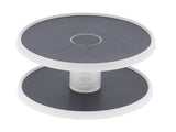 2 Tier Turntable Spice Rack Organizer Rotating Spice Holder Shelf Adjustable Seasoning Organizer V1294-YM0901-3118210165811