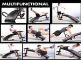 Foldable Adjustable Sit Up Abdominal Bench Press Weight Gym Ab Exercise Fitness V610-GYM-SUPINE83121