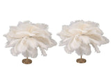 Feather Table Lamp 3 Color Dimmable Touch Switch USB Plug in Romantic Modern Decorative Bedside V1294-YM0703-3119230059411