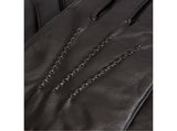 Dents Mens Touchscreen Leather Gloves With Palm Vent Handsewn Detail Cuffs V563-5-9202-BROWN-XL