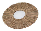 Woven Wall Mirror Decorative Hanging Round Seagrass Wall Mirror for Bedroom Living Room Home V1294-YM0703-3115230038812