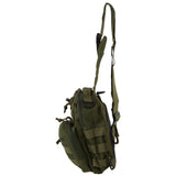 Pierre Cardin Cross Body Tactical Sling Bag Rucksack Army Style in Green V563-PC3857-GREEN