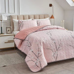 Versatile Quilted Coverlet and Pillowcases Set: Adapts to Every Season - Queen size V745-MAC090235Q13U