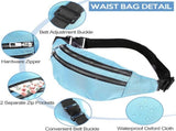 9 Pcs Fanny Pack Bulk for Women Men with Adjustable Strap Waterproof Waist Packs Travel Hiking V1259-DP01-A-1163