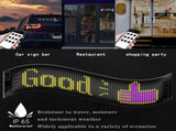 LED Flexible Display APP BT Car Advertising Full Color Intelligent Vehicle Sticker Soft V1294-YM0901-L6717-2