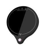 Cup Warmer Constant Temperature Electric Coffee Mug Heater Plate for Home Office Travel Black V1294-YM0901-CD-BD14-BK-US220V