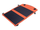 Folding Solar Panel Multifunction Powerbank Charger 14W 2 Folds IP67 Water Proof USB A USB C Camping V1294-YM0901-3114250033911