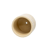 Set 3 Moulded Abstract Planters w Hole Plug 14cm V637-88747PLN