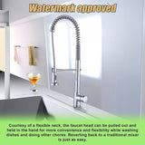 Basin Mixer Pull-Out Kitchen Tap Faucet Laundry Sink V63-826221