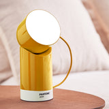 Lexon Orbe Portable Led Lamp With Moving Head PANTONE - Yellow V398-LD-LH88PT-Y