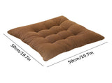 Corduroy Chair Cushion, with Ties Ultra Soft Warm Floor Cushion, for Kids Reading Comfortable Square V1370-AZ4-08615