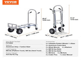 Aluminum Truck, 2 in 1, 363 kg Max Load Capacity, Heavy Duty Industrial Convertible Folding V952-DGNSTHC800BEQ4JJTV0