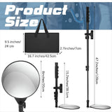 Under Vehicle Inspectionmirror with Light and Telescopic Handle Handheld for Truck V1366-AZ2-W-21713