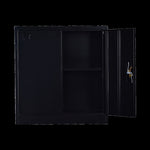 Two-Door Shelf Office Gym Filing Storage Locker Cabinet Safe V63-799167