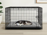 Extra Large Summer Cooling Mat for Dogs and Cats, Ultra Soft Thick Polyester Pet Bed Pad with V1341-ZY-UCYWV8JL-GREY-XL
