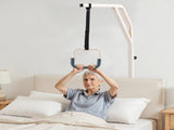 Trapeze Bar for Bed Mobility, Height-Adjustable Free Standing Trapeze Bar with 2 Wheels, 300LBS V952-CSDJLDXDJZGZ2TMM8V0