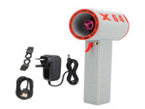 Electric Jet Fan Stepless Speed Adjustment 11 Fan Blades 64mm Duct Handheld Air Blower Turbine Fan V1294-YM0901-3111240178813