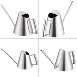 900ml Stainless Steel Watering Can Brushed Garden Planting Indoor Outdoor V1294-YM0722-JY01276