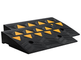 Rubber Curb Ramp 2 Pack, 12.7 cm Rise Height Heavy-Duty 15 tons Load Capacity Threshold Ramps, V952-SJDLYPDGB2190CQUPV0