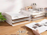 Desktop Storage Box Storage Case House Office Stackable Lateral Desk Document Organizer for File V1294-YM0626-3117220312712