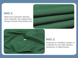 Sun-Resistant Rain-Proof Canopy for Outdoor Umbrellas in Green V1369-AZ3-W-20993
