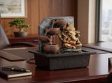 Spector Desktop Fountain LED Tabletop Zen Mini Water Fountain Office Living Room EL1004-LED-AU