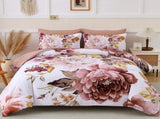 Pure Haven Pink floral 3Piece Comforter Set V745-MAB011080AJ3