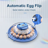 CARLA HOME 52 Egg Incubator withmatic Turning, LED Display, Humidity & Temperature Control, LSB-36354
