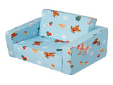 Kids Couch, 2-in-1 Toddler Chairs Comfy, Toddler Couch Sofa Bed Fold Out, Convertible Sofa to V767-VVR-ETSF6354652IOZAT6V0