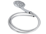 G1/2 Shower Head Pressurized Handheld Shower Sprayer with 9 Spray Modes for Bathroom UseShower Head V1294-YM0721-3112210033412
