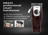 HQ323 Professional Hair Clipper Trimmer with 10 Limit Combs & Sharp R-Angle Safe Blade, Premium V888-ELOSUNG55186