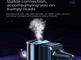 2 pcs Car interior essentials set-Golden Car Air Vent Aroma Diffuser &Black Hanging Storage Bin V888-ELOSUNG53449