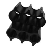 4Pcs Black Red Wine Bottle Rack Holder Simple Looking Decorative Wine Bottle Rack Organizer for V1294-YM0703-3118230098511