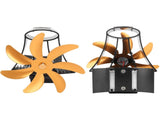 Wood Fan Pipe Fireplace Fan 7 Blades Fan On Chimney Silent Motors Heat Powered Wood V1294-YM0706-3114230124312
