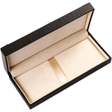 Leather Pen Case Box for Single Pen Holder, Anti-Scratch Flocking Lining, Strong Reliable Build for V1192-AZ-W-21734