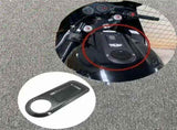 Carbon Fiber Motorcycle Tank Center Cover Panel Fairing kompatibilitet med -12R ZX12R 2000-2005.pa, V1189-LC-QP-00120