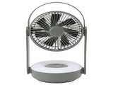 LED Light Tabletop Small Fan 10000mAh Wall Mounted USB 110&deg Automatic Shake Remote Control Night V1294-YM0901-3113230151712