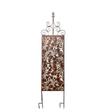 Rust Screen / Wall Art W Fleur De Lis Removable Stakes 168cm V637-97051SCR
