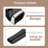 1Pair Pressure Cooker Handle Replacement Black Bakelite Comfortable Grip V1192-AZ-W-22536