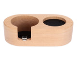Coffee Filter Tamper Holder 58mm Aperture Coffee Knock Box Wood Texture Wooden Coffee Tamping V1294-YM0523-3113220050611