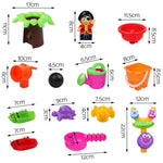 Keezi Kids Sandpit Pretend Play Set Sand Water Table Outdoor Beach Toy Children PLAY-PIRATE-BU