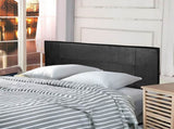 PU Leather Double Bed Headboard Bedhead - Black V63-768095