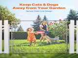 Chain Link Gate, 70 x 72 in, Adjustable Chain Link Panel, Fit 3 ft Garden V952-SWHYM7072INCM7PVRV0