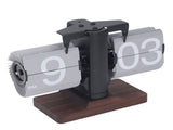 Digital Flip Desk Clock 12 Hours Single Sided Battery Powered Retro Mechanical Auto Flip Down Clock V1294-YM0901-3115240060313